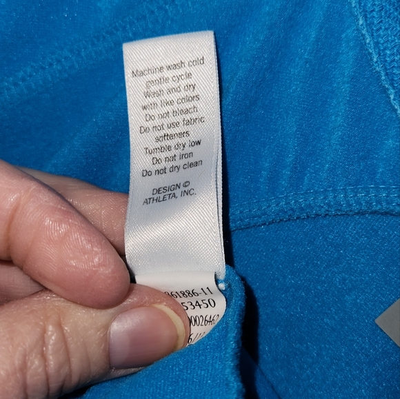 Athleta full zip Brushed Fleece lined Athletic Jacket Like New - Picture 13 of 15